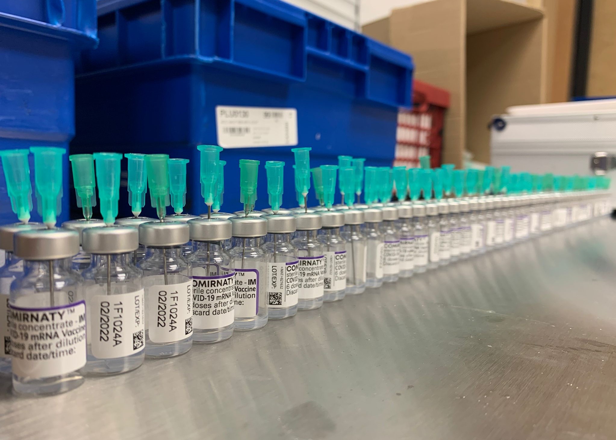 Bei der Sonder-Impfaktion am Wochenende durch das HausarztZentrum Grafenrheinfeld in Zusammenarbeit mit den Maltesern wurden insgesamt 577 Impfungen mit BioNTech als Erst-, Zweit- und Booster-Impfungen verimpft.