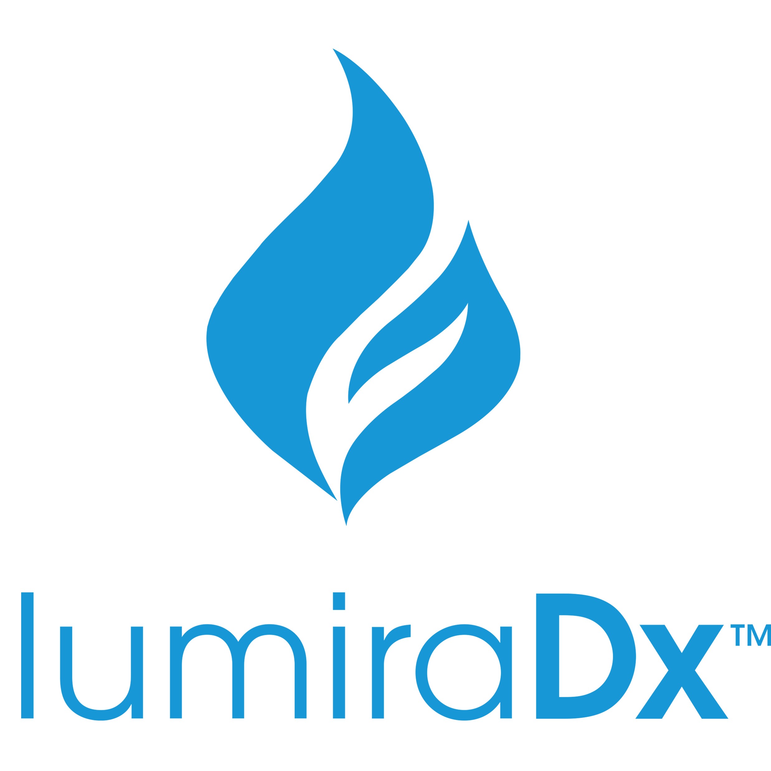 LumiraDx Logo Blue Stacked TM RGB Quadrat